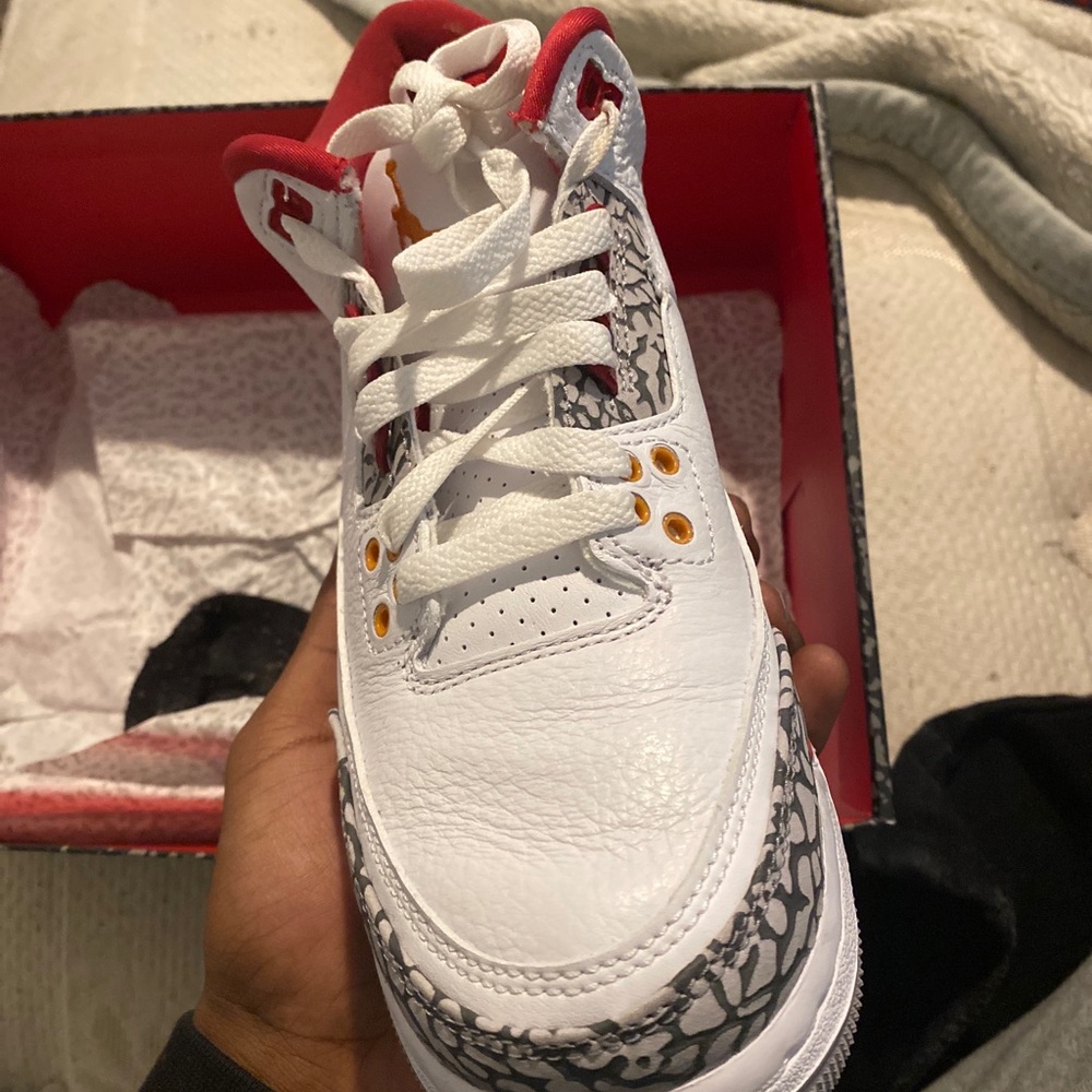 Air Jordan 3s Cardinal Red - Picture 2 of 12